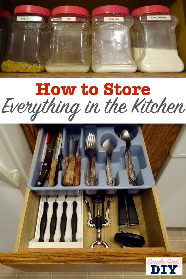 8 Clever Ways to Cook Up Extra Kitchen Storage Single Girl's DIY