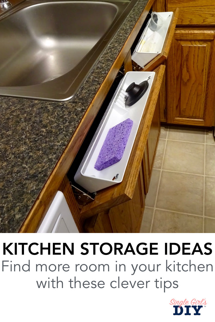 8 Clever Ways to Cook Up Extra Kitchen Storage Single Girl's DIY