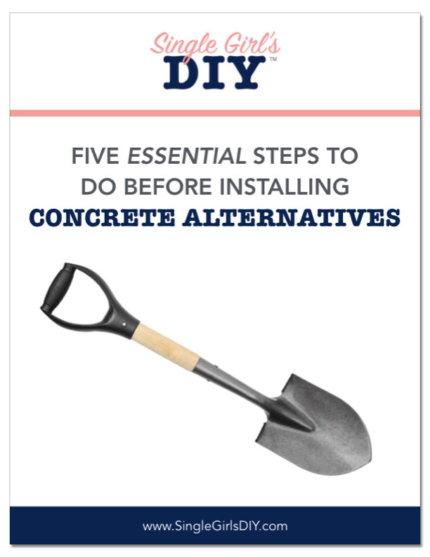 Budget and EcoFriendly Concrete Alternatives Single Girl's DIY