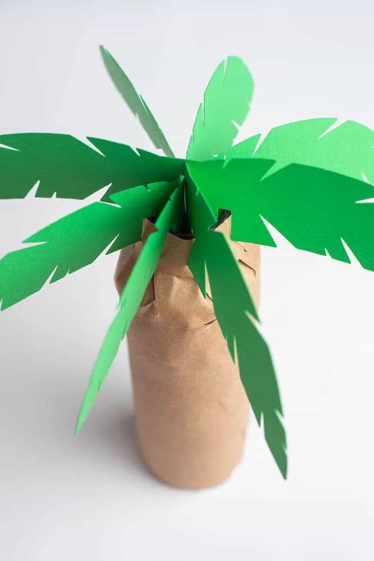 How to Make a 3D Paper Palm Tree Single Girl's DIY