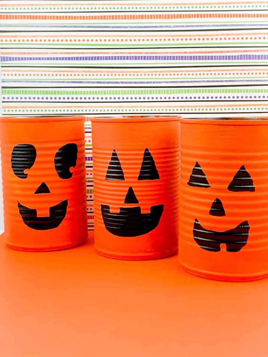 DIY Halloween Tin Can Lanterns Single Girl's DIY