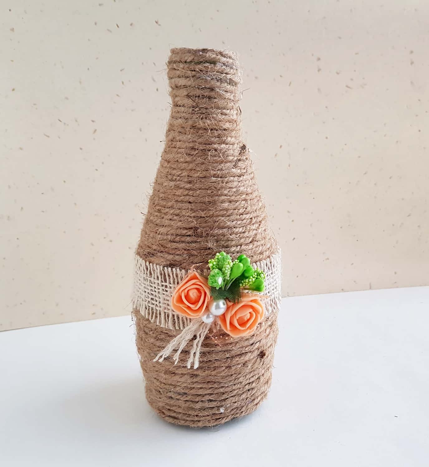 How to Make Twine Wrapped Bottles Single Girl's DIY