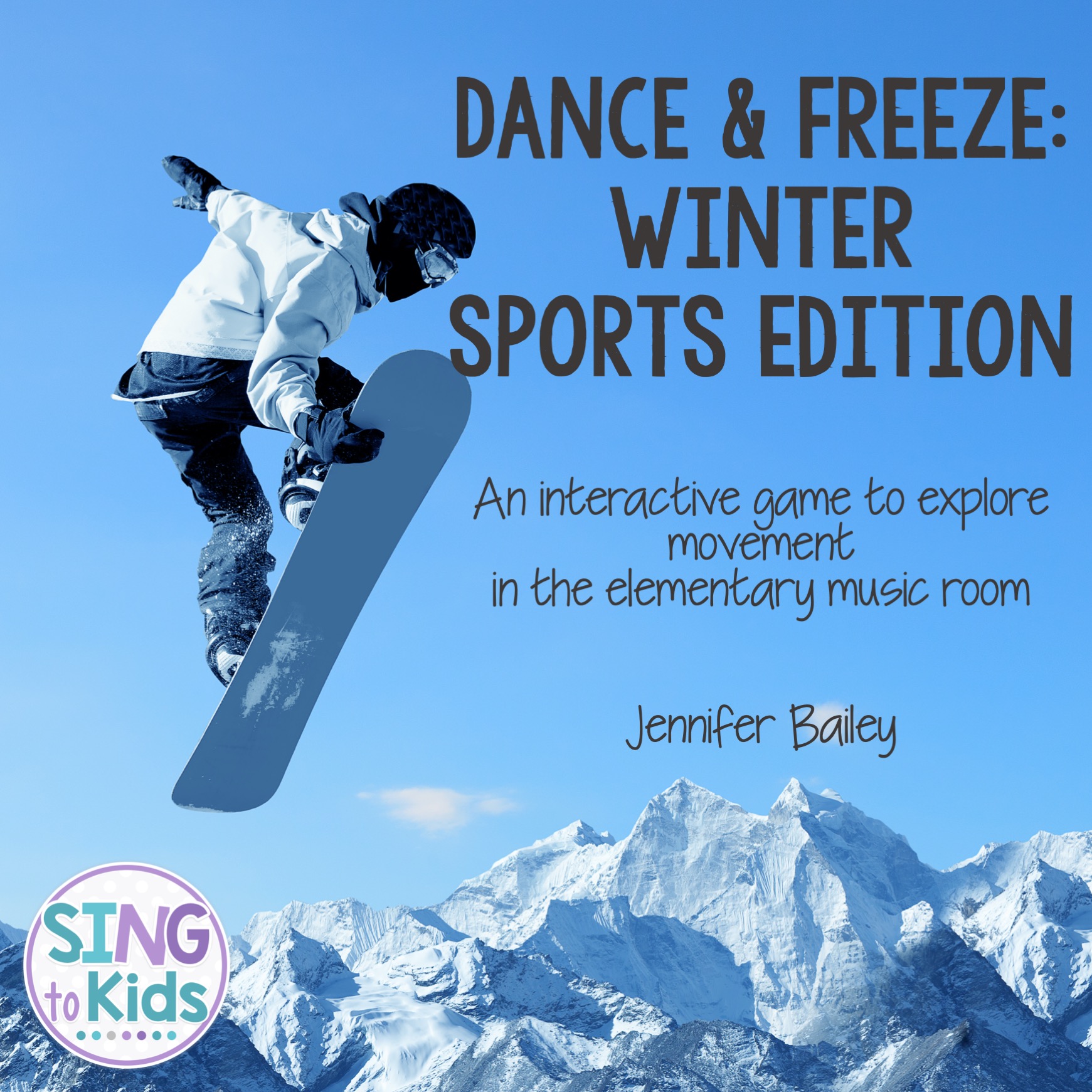 Dance & Freeze Winter Sports Edition SingtoKids