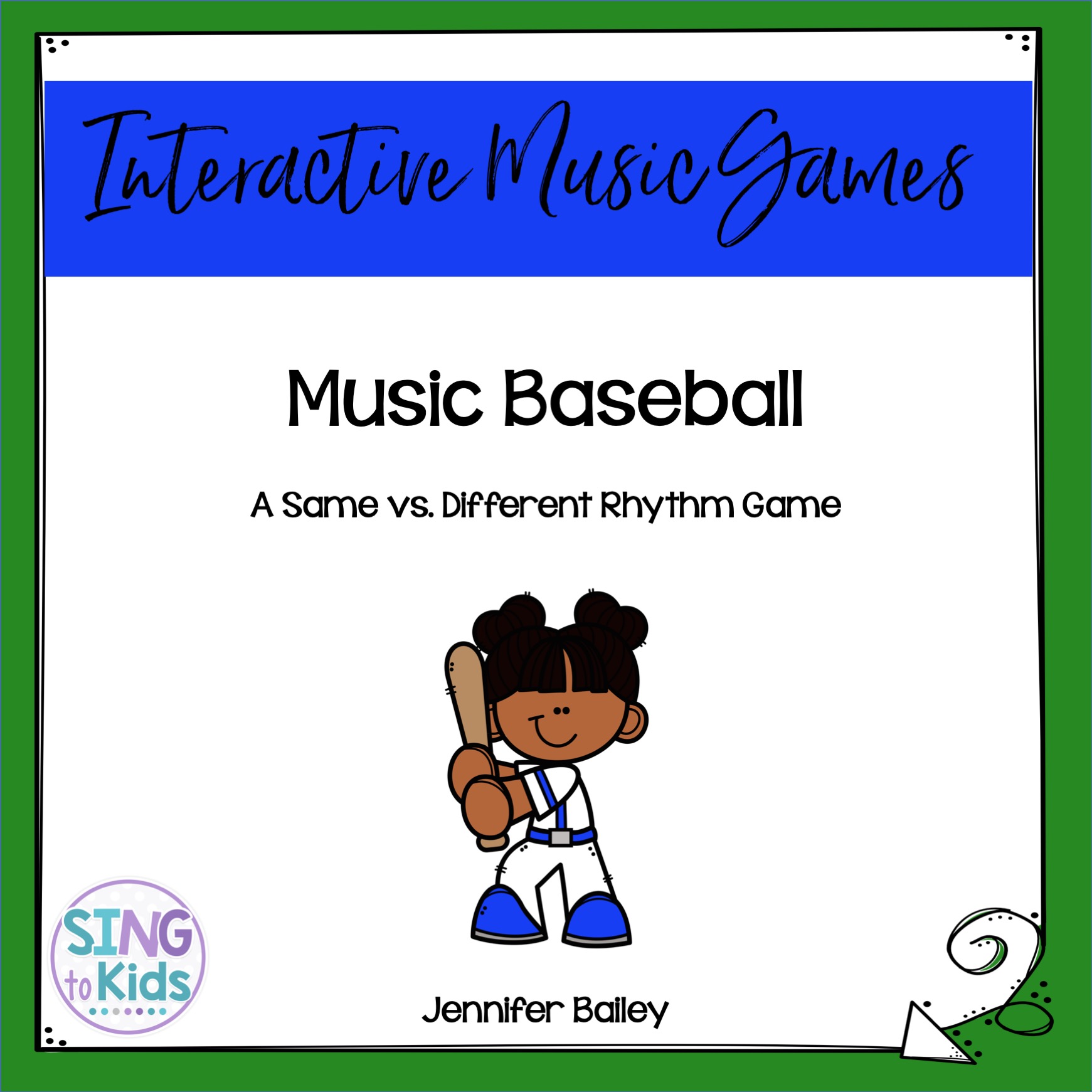 Music Baseball An Interactive Music Game SingtoKids
