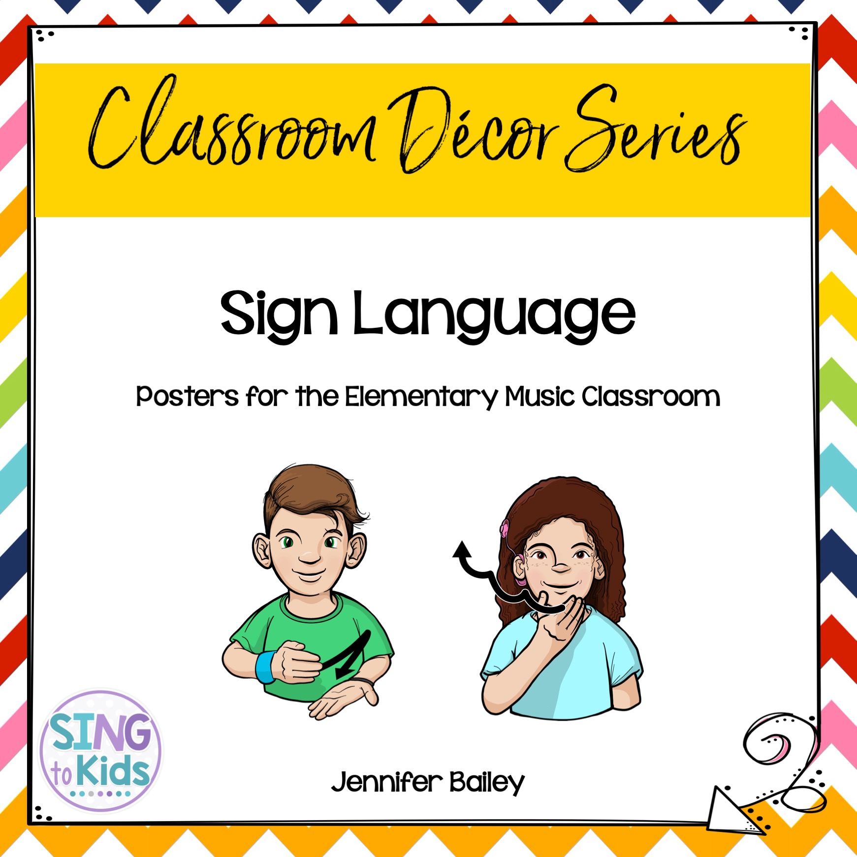 Sign Language for the Music Room SingtoKids