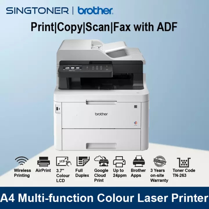 Brother MFCL3770cdw All in One laser printer Singtoner One Stop
