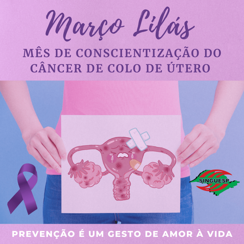 LilÃ¡s Campanha alerta sobre prevenÃ§Ã£o e sintomas do cÃ¢ncer de colo do