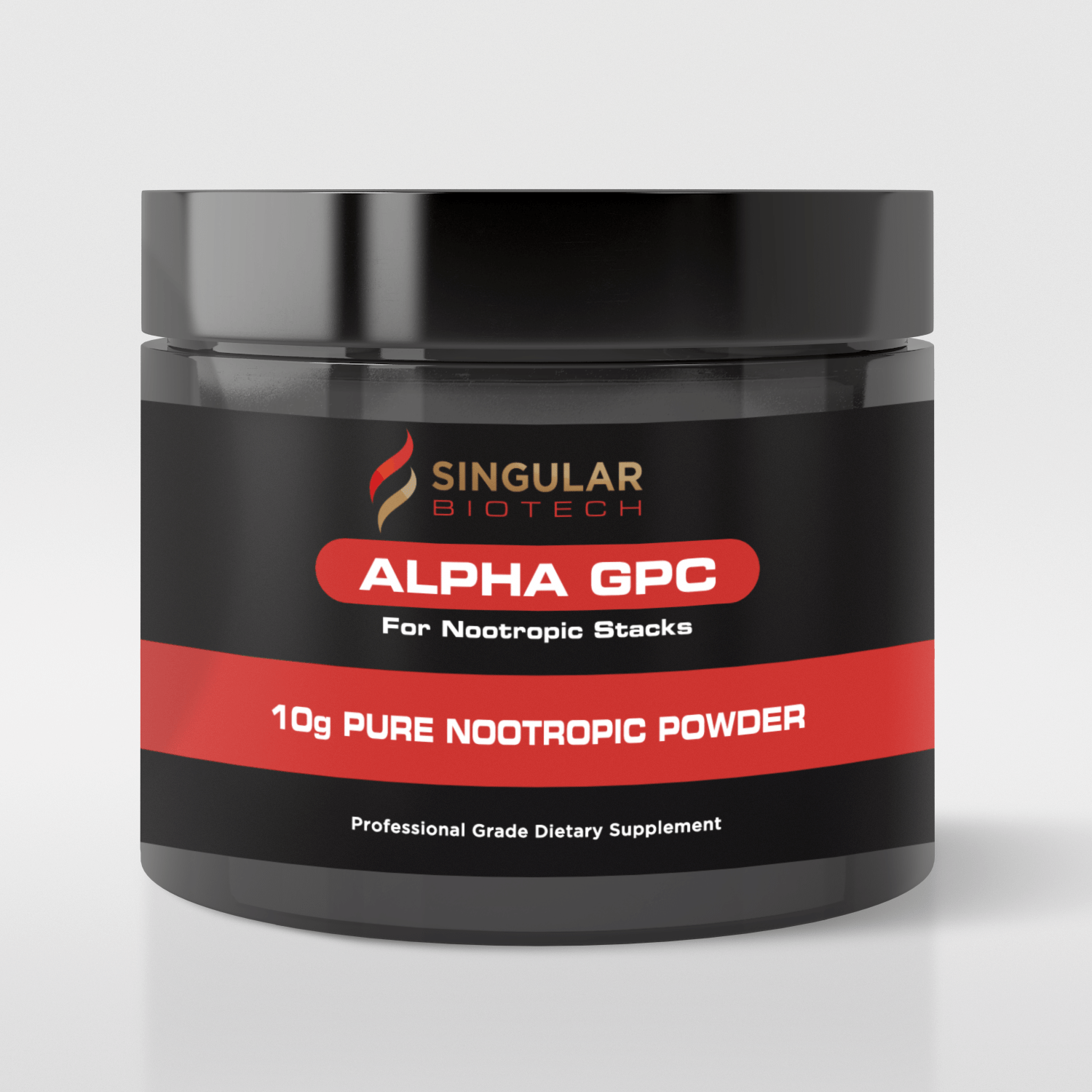 Alpha GPC 10 Grams Powder For Nootropic Stacks Singular Biotech