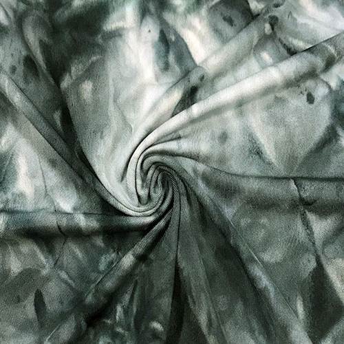 Black/Grey Crystal Tiedye Print Jersey Knit 55508 Fashion Fabrics