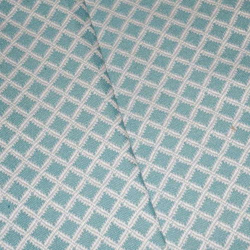 Teal/White Diamond Jacquard Home Decorating Fabric DFW59751 Fashion