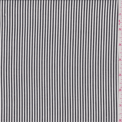 Black/White Stripe Shirting 28484 Fashion Fabrics