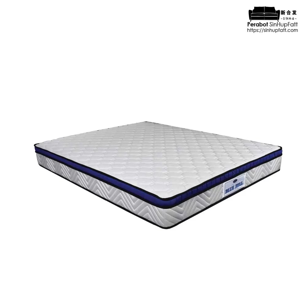 Blue Bell 9'' Bonnel Spring Mattress with Pillow Top Perabot Sin Hup Fatt