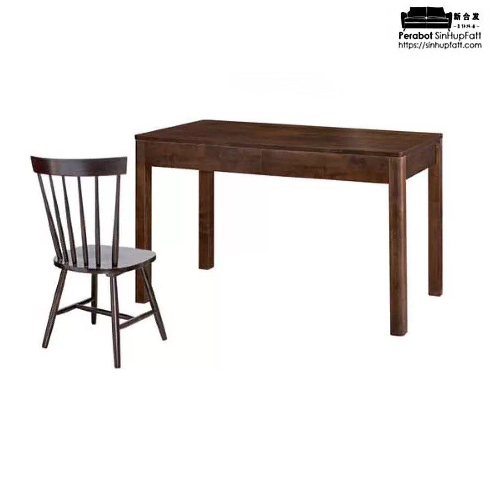 Full Wood Study Table (2x4inch) Perabot Sin Hup Fatt