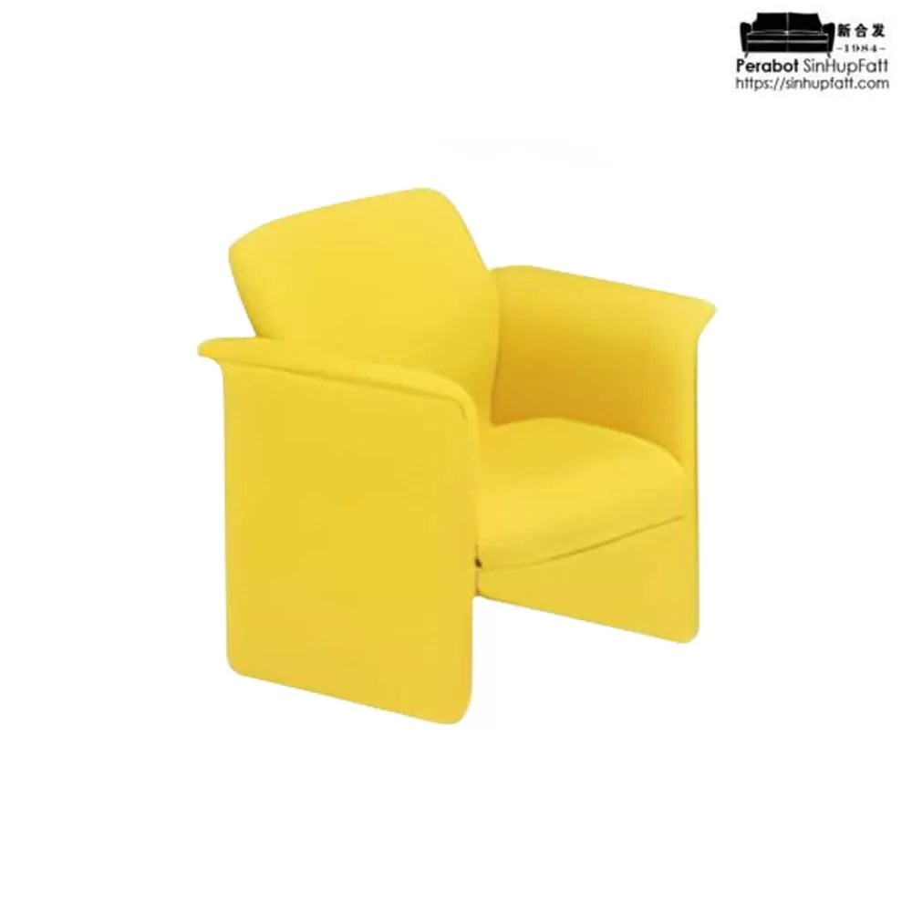 Yellow Office Chair Settee Perabot Sin Hup Fatt