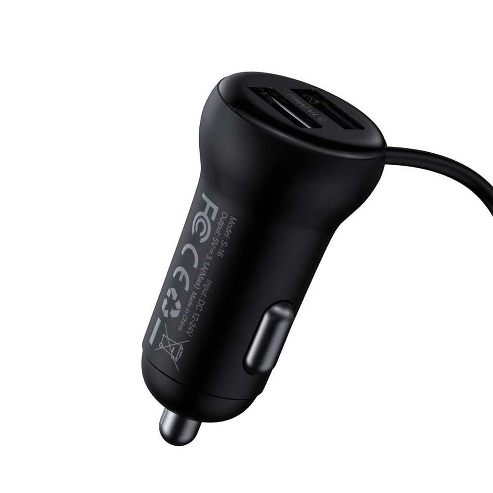 Baseus T Typed Bluetooth MP3 Charger with Car Holder Sinin