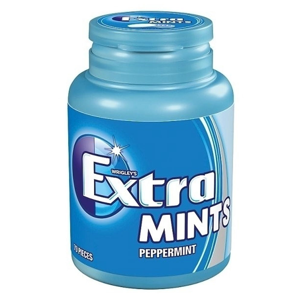 Wrigley's Extra Mints Sugarfree Peppermint Chewing Gum 70pcs Sinin