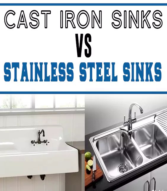Cast Iron vs Stainless Steel Sink (Which Is BETTER?)