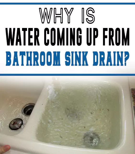 How To Stop Water From Backing Up Bathroom Sink (FULL Guide)