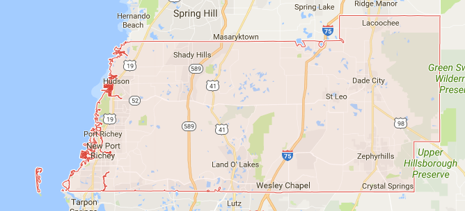 32 Pasco County Sinkhole Map Maps Database Source