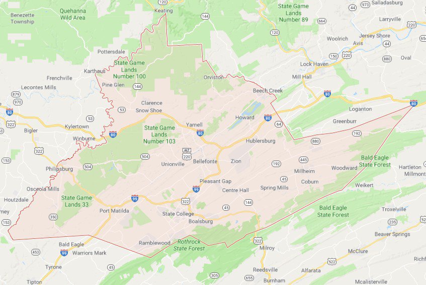 Sinkholes in Centre County, PA Pennsylvania Sinkholes Tony's