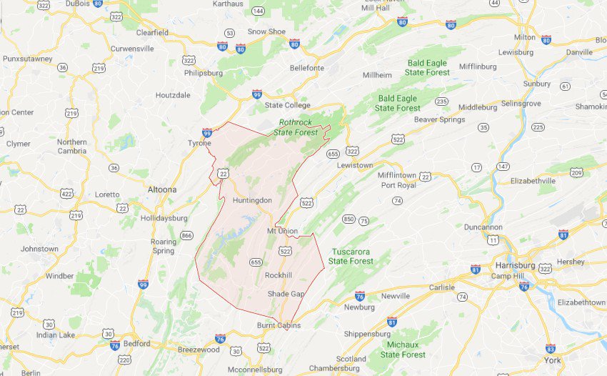 Sinkholes in Huntingdon County, PA Pennsylvania Sinkholes Tony's