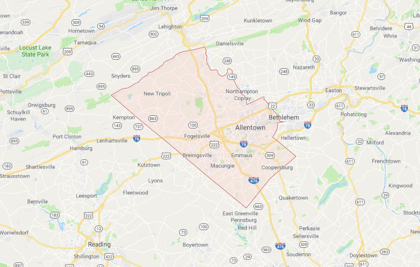 Sinkholes in Lehigh County, PA Pennsylvania Sinkholes Tony's