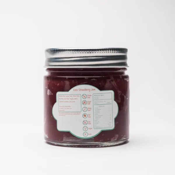 Keto Strawberry Jam Sinlessbakery