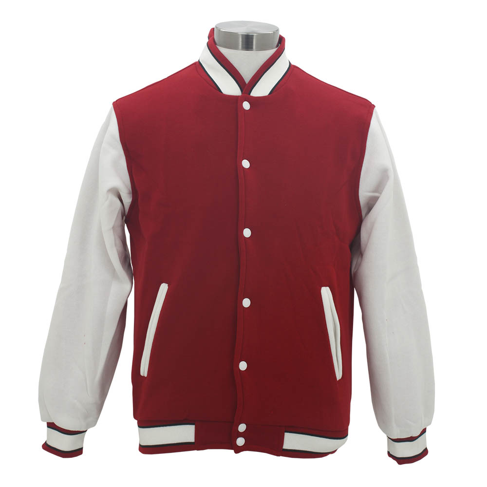 SJ154 Series Varsity Fleece Jacket Sin Ming Industries Pte Ltd