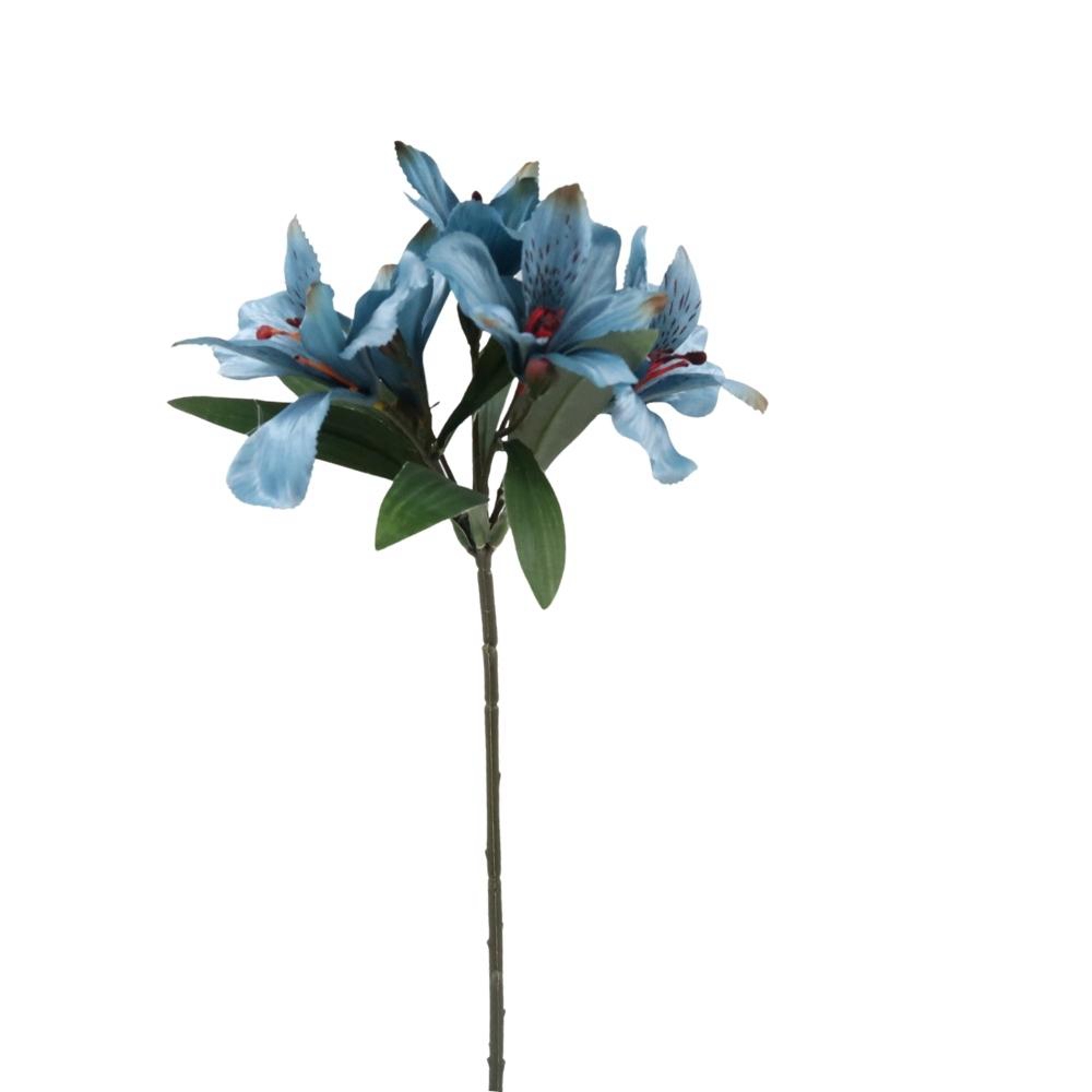 Single Stem Artificial Lily Flower Bush Artificial Flowers&Plants Manufacturer China