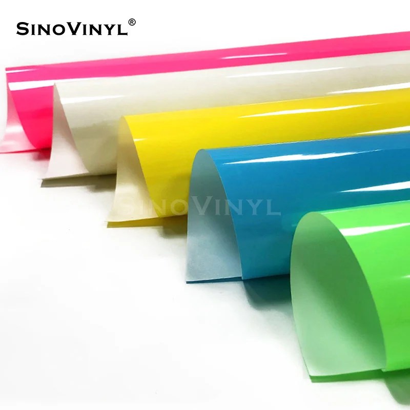 Glow In The Dark Vinyl Heat Transfer Vinyl HTV Textile Vinyl For Clothing Sino HTV Vinyl
