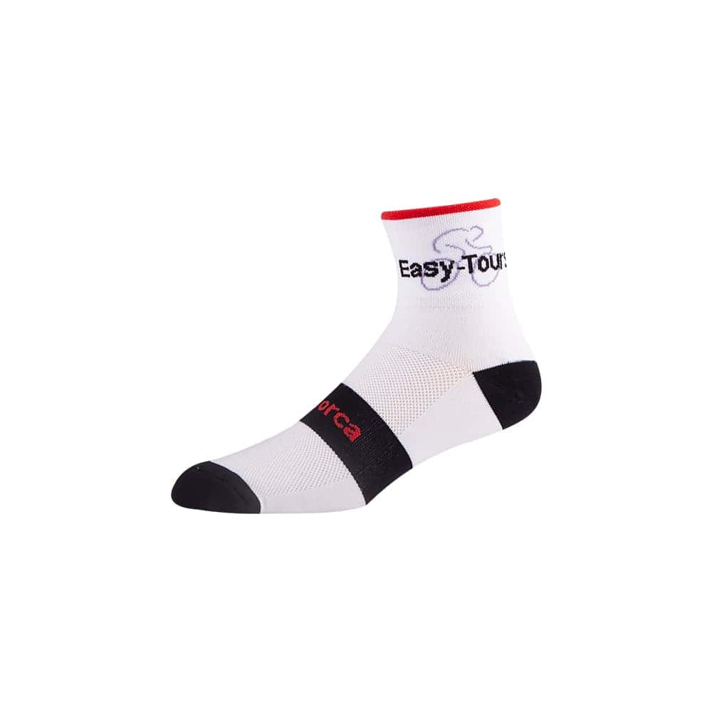 White Cycling Socks SinoKnit