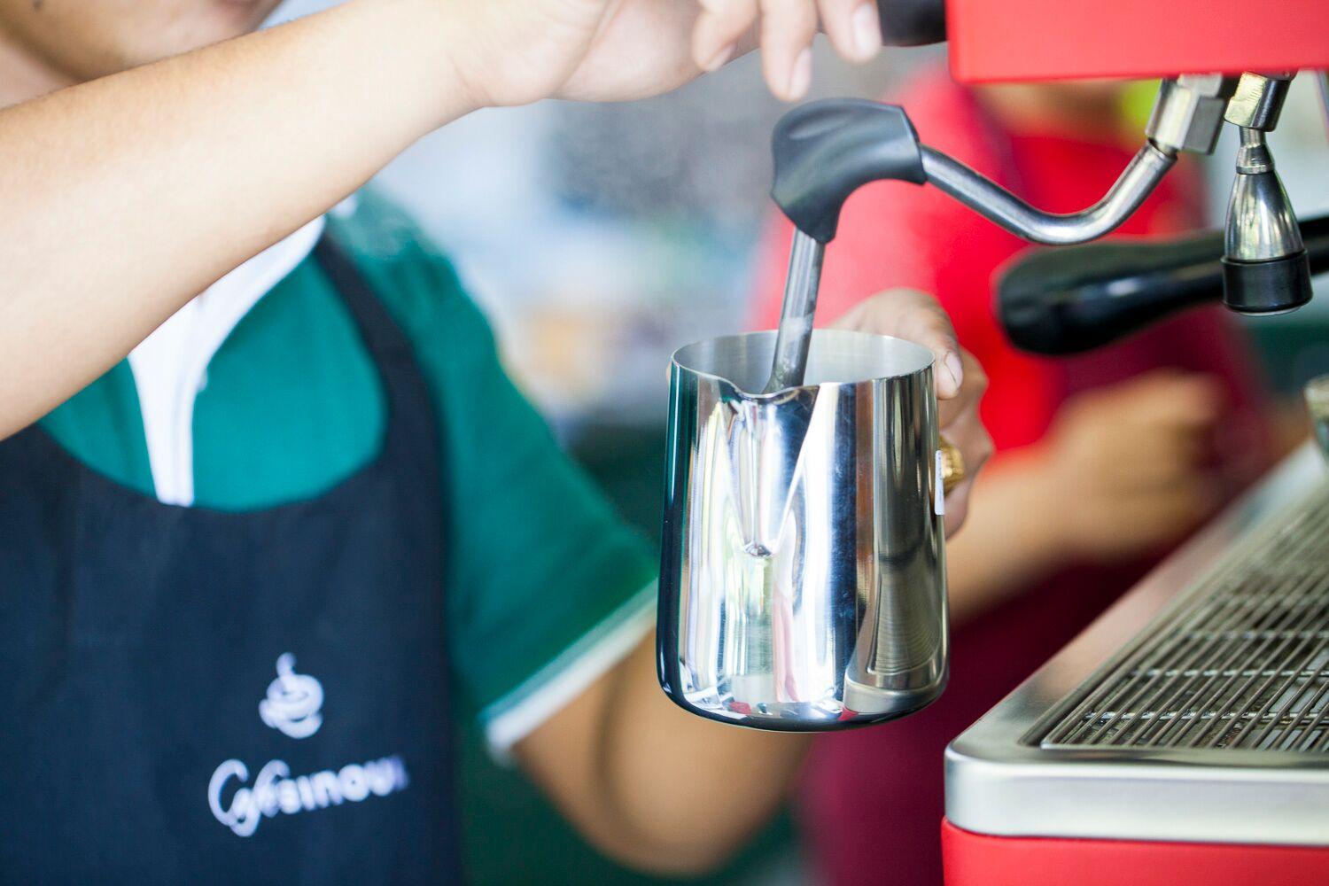 Coffee Milk Jug Barista Accessories by Sinouk Coffee