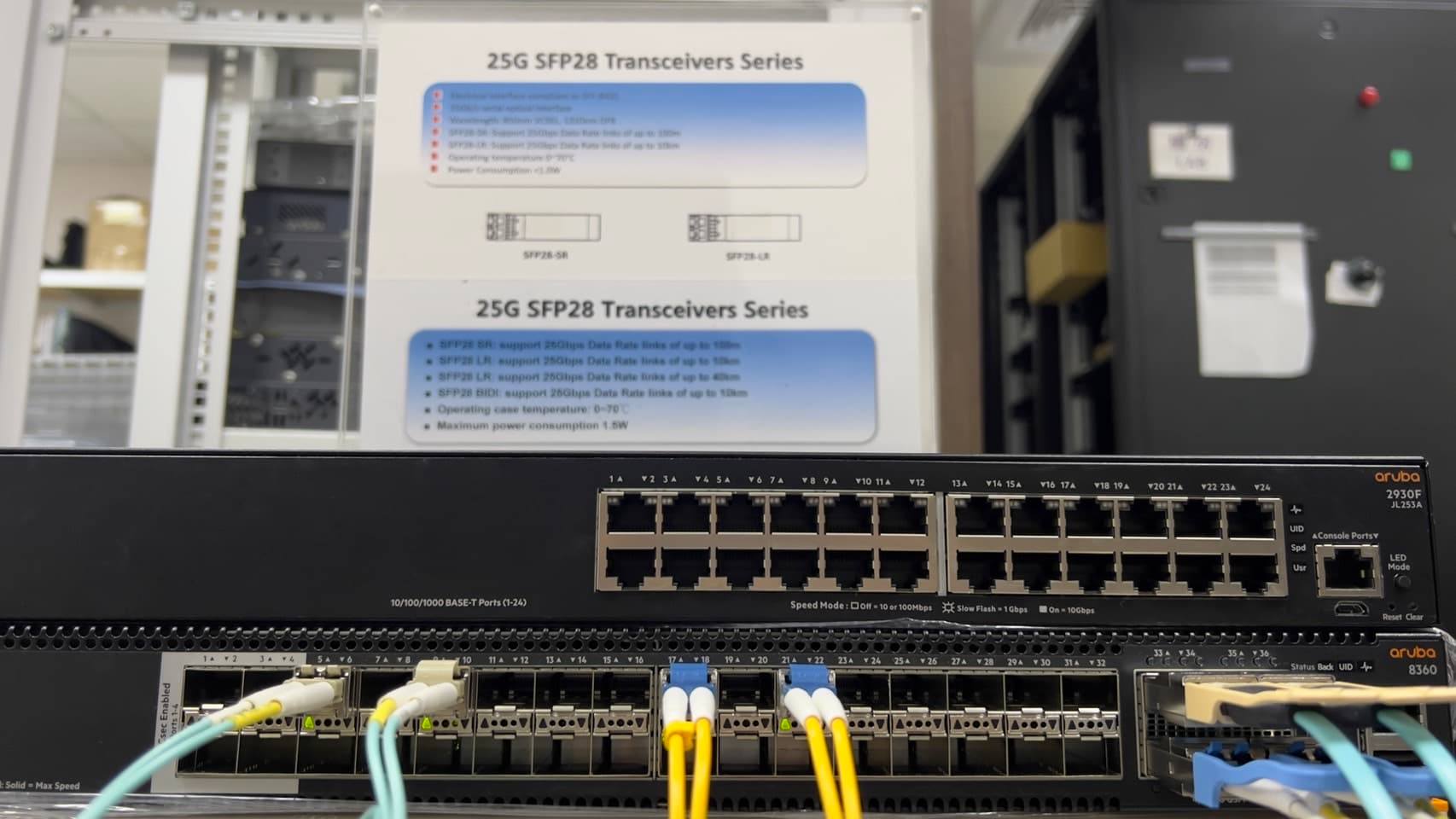 HPE Aruba 25G SFP28 Transceivers Compatible JL484A JL486A