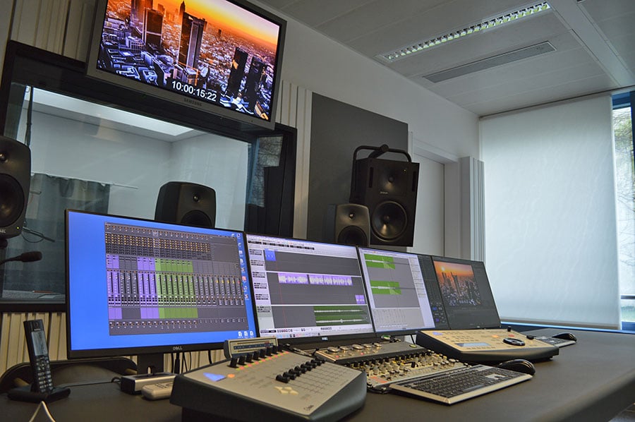 Sinus AV Production Tonstudio für PostProduction in Frankfurt