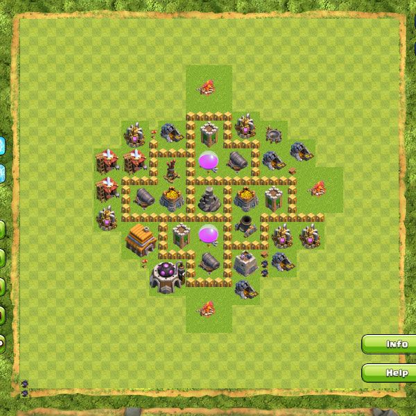 Susunan Formasi Base TH 5 Terkuat Terbaik COC - - Sinyal Android