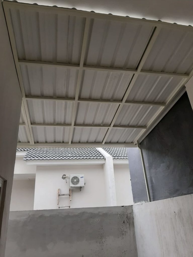 Pasang Kanopi Atap UPVC Berkualitas Sion Construction