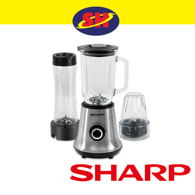 Sharp 500w 1L 3 In 1 Blender (Jar Glass) Siong How Electrical