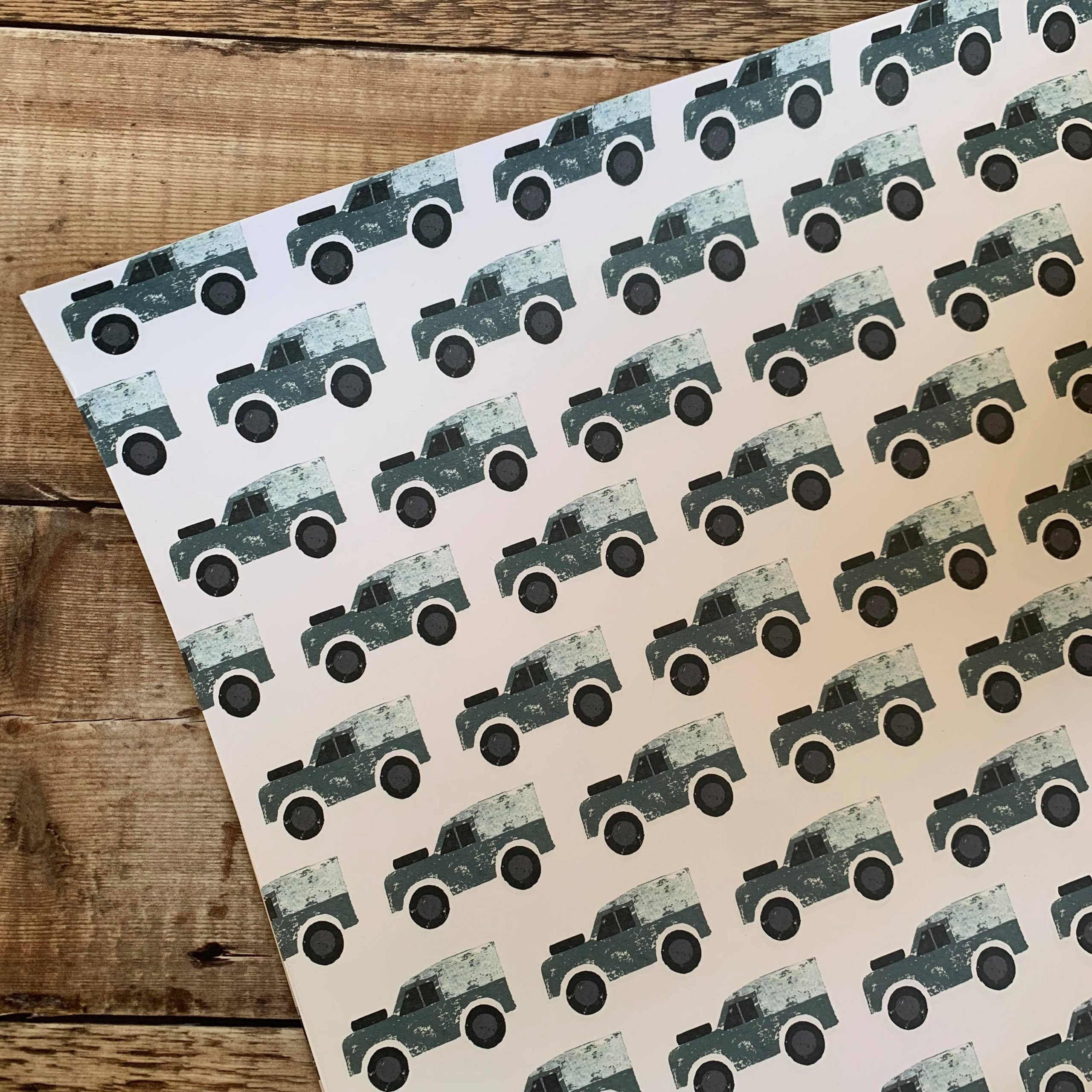 Land Rover Wrapping Paper Siop Wyn