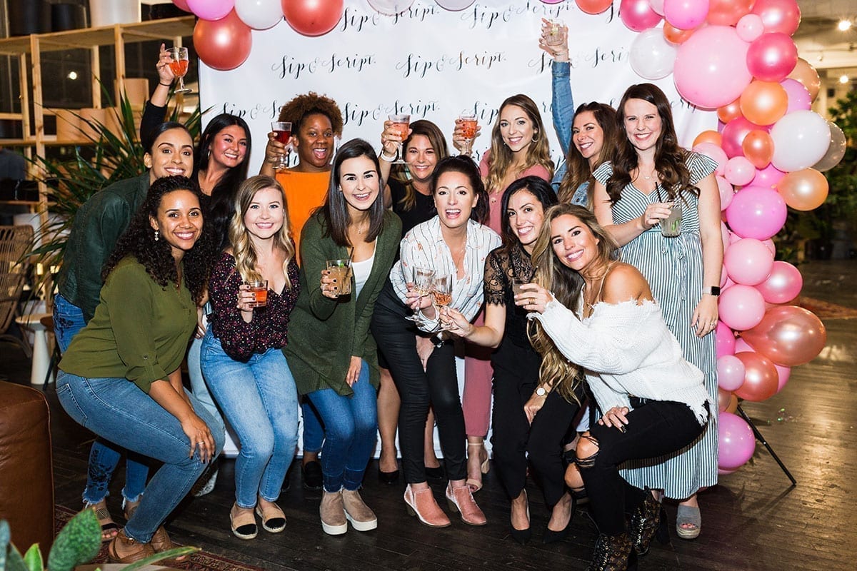 Fun Calligraphy Classes Paired With Crafty Cocktails at Fabulous Venues.