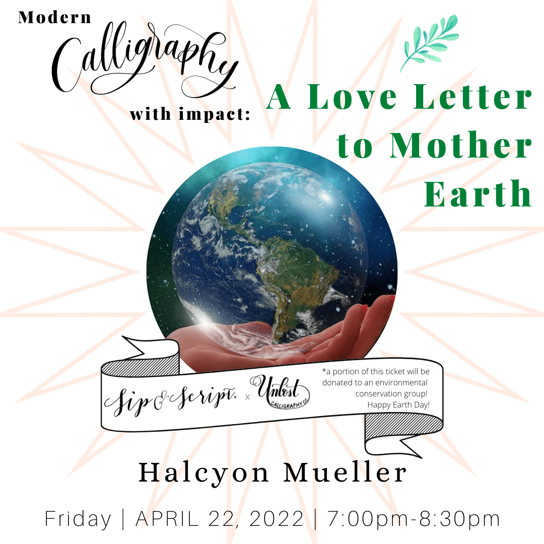 Modern Calligraphy with Impact A Love Letter to Mother Earth at