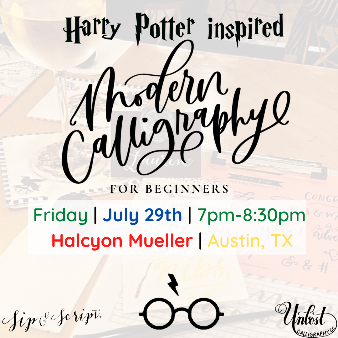 Happy Birthday Harry Potter! Yer a Modern Calligrapher! at Halcyon