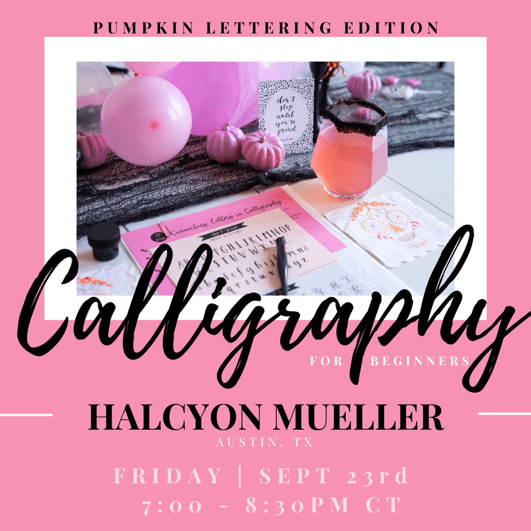 Pumpkins, Pumpkins, Everywhere (Modern Calligraphy for Beginners) at