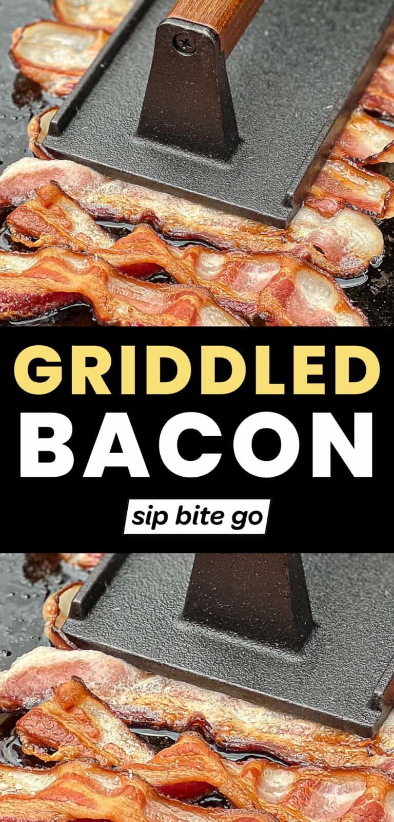 How To Cook Bacon On A Griddle (Traeger Flatrock) Sip Bite Go
