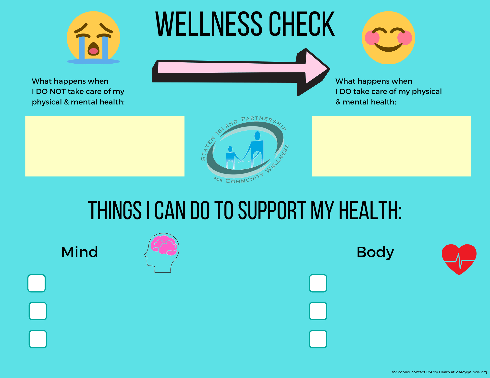 Wellness Check Worksheet SIPCW