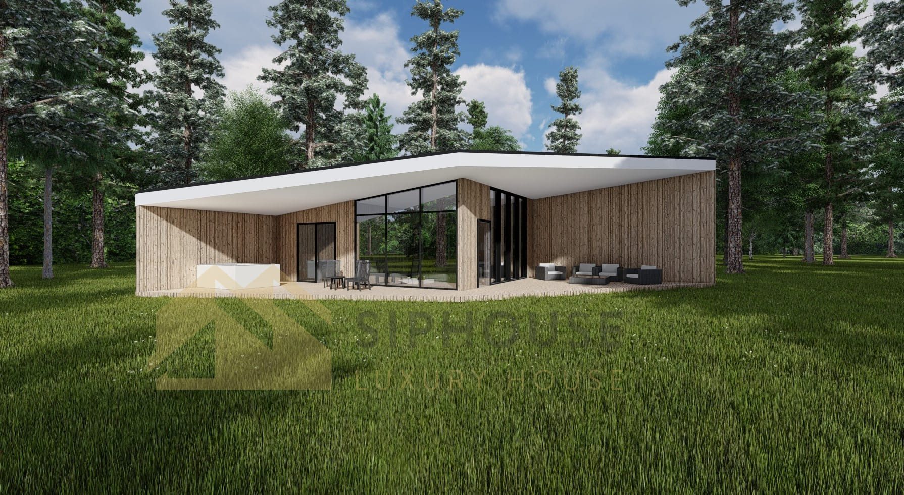 Timber frame house kits UK siphouse