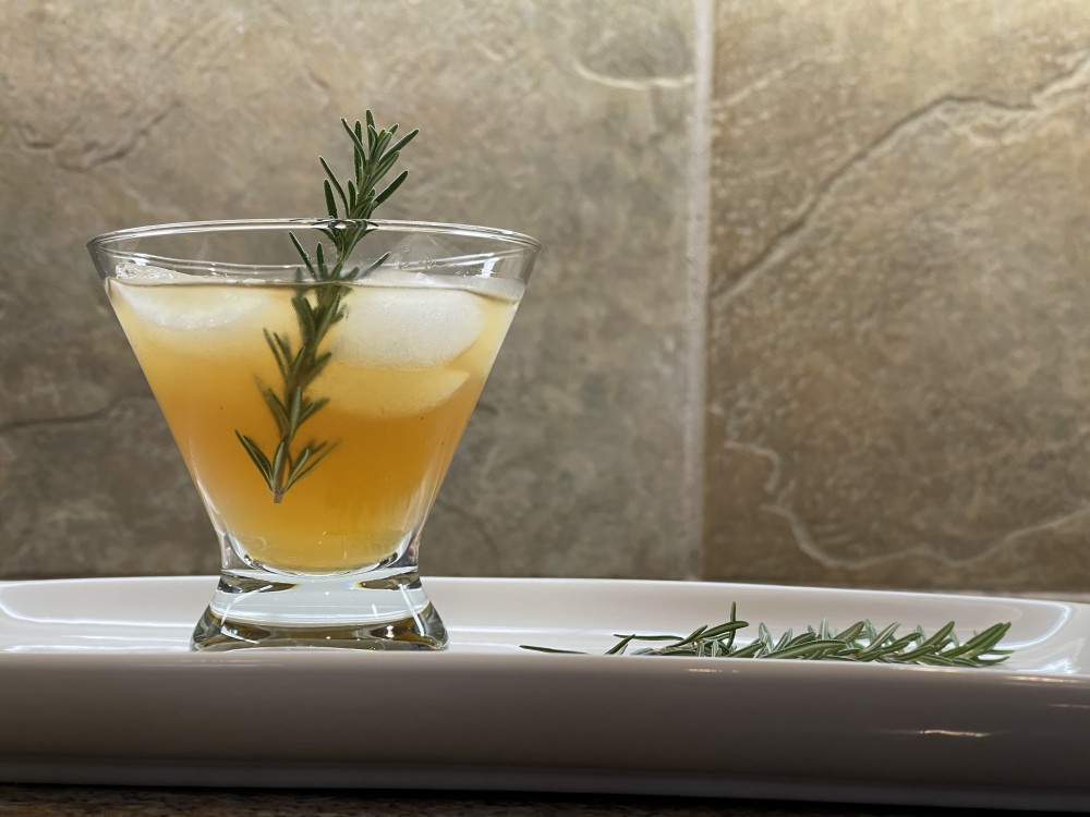 Rosemary Ginlet Cocktail sip on it & spin