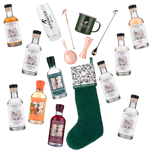 Triple Mini Gin Set Gifts for Gin Lovers Sipsmith Gin