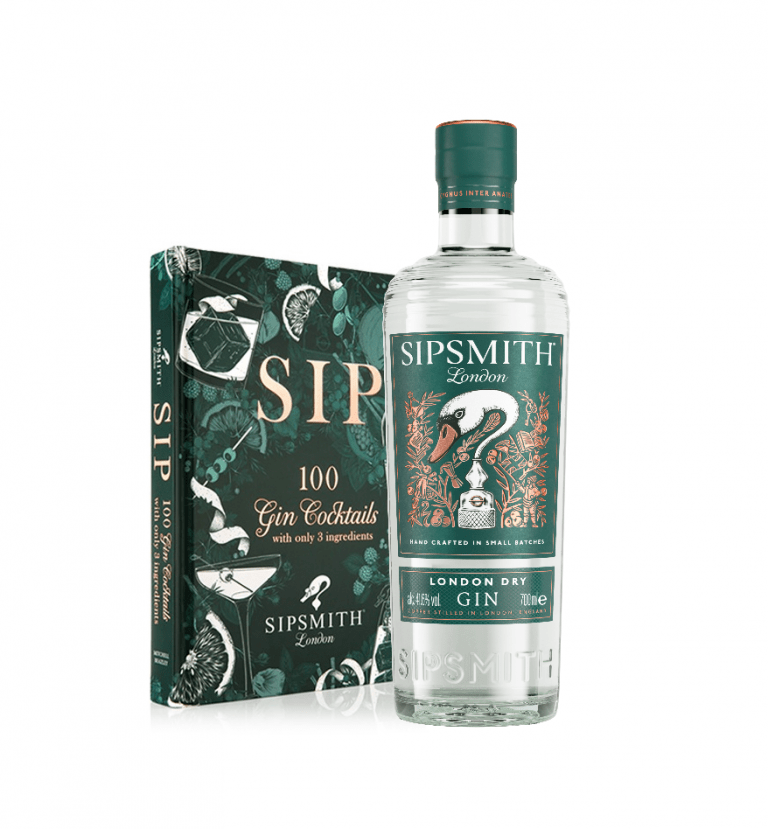 SIP Cocktail Book & London Dry Gin Gin Shop Sipsmith Gin