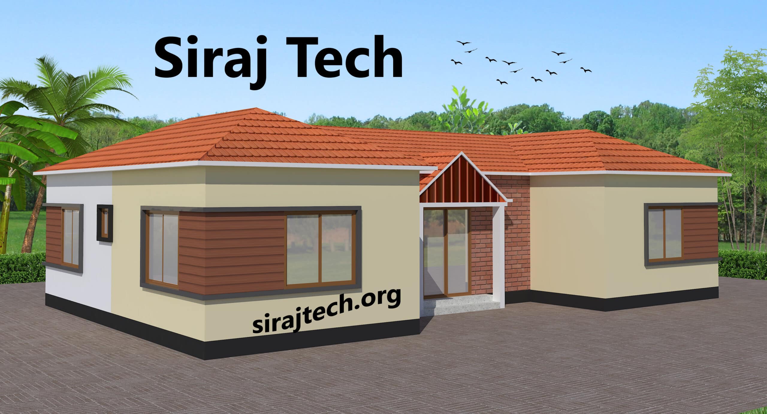 Tin shed house design in BD ইউ শেপ টিনের ঘরের ডিজাইন