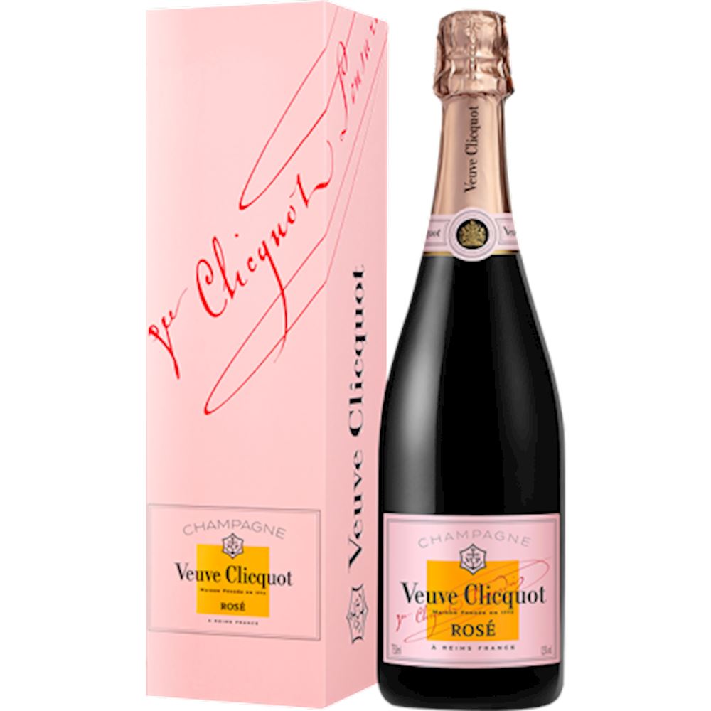 VEUVE CLICQUOT ROSE GIFT BOX 12.5 6X750ML Sir Albert Whisky